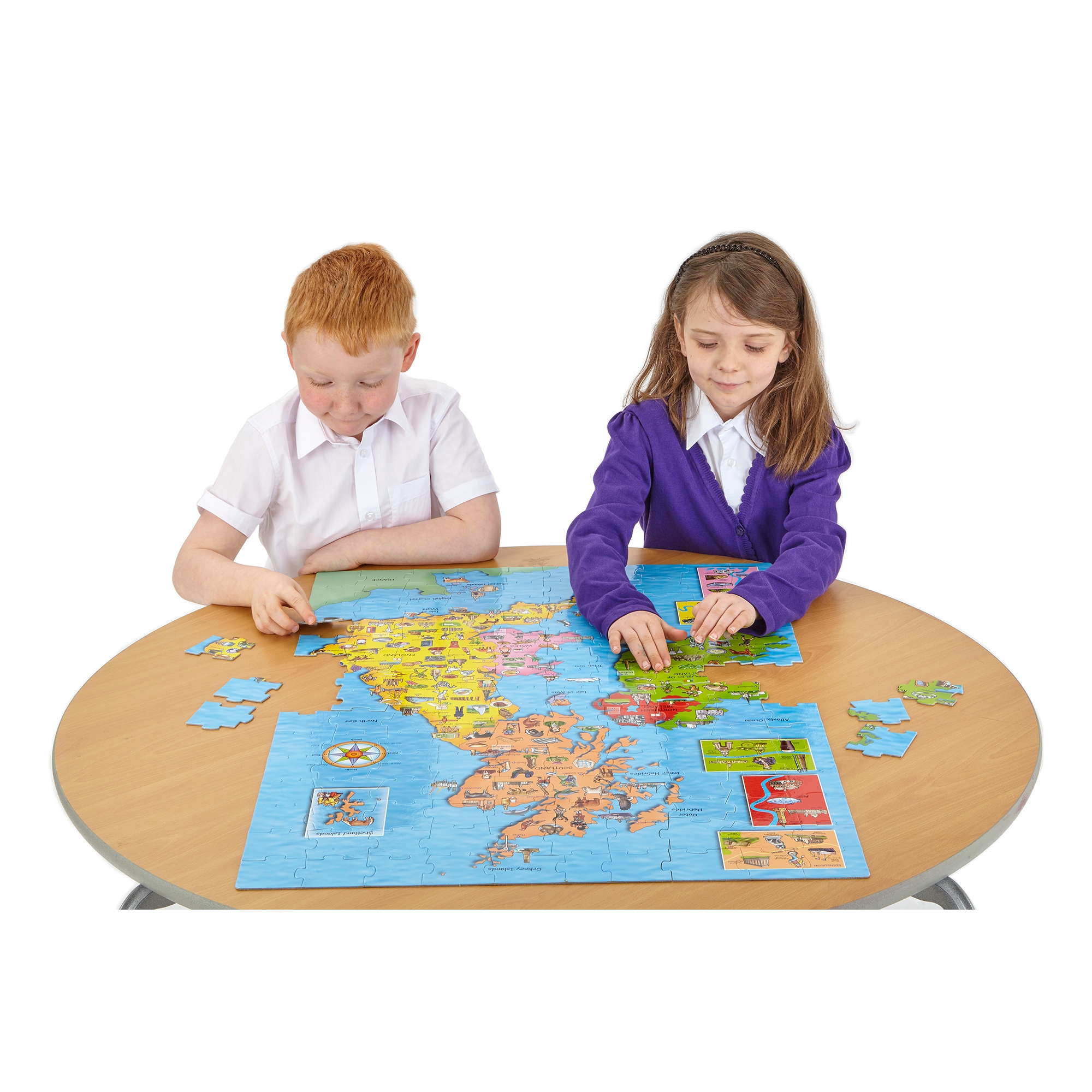 Great Britain and Ireland Puzzle and Poster